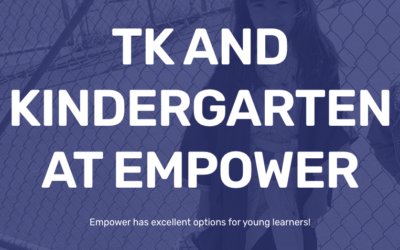 Half-day and full-day TK and Kindergarten available for 2022-23